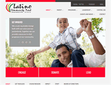 Tablet Screenshot of latinocommunityfund.org